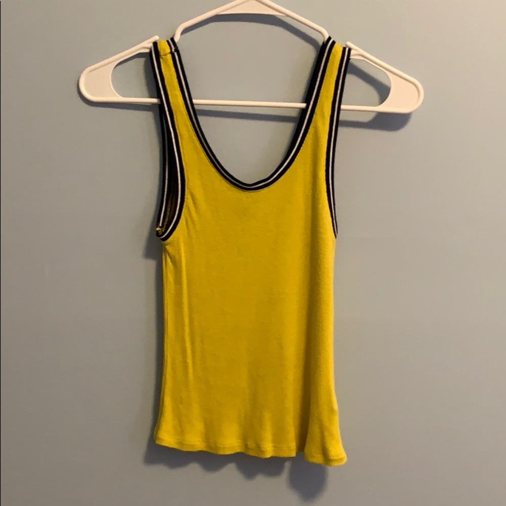 Yellow tank